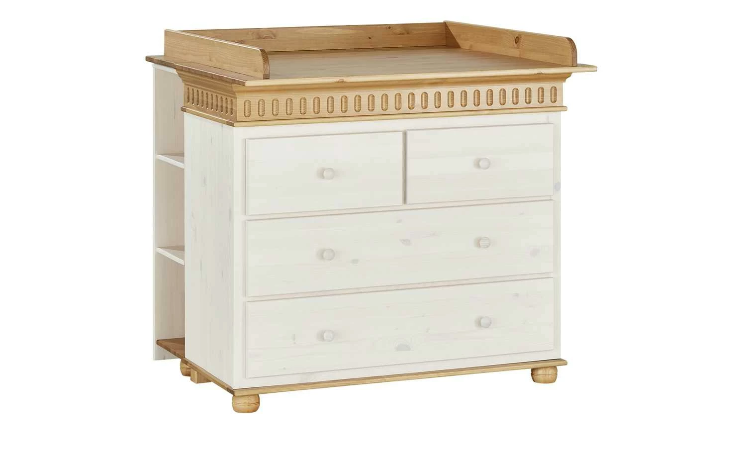 Unterstellregal Bornholm | Kiefer Weiß / Kiefer antikfarben 9 Unterstellregal Bornholm | Kiefer Weiß / Kiefer antikfarben – Bild 7