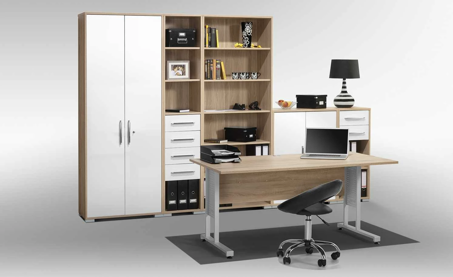 Aktenregal Success | Eiche Sonoma (Nachbildung) 109,7|cm 42|cm 4 Aktenregal Success | Eiche Sonoma (Nachbildung) 109,7|cm 42|cm – Bild 2