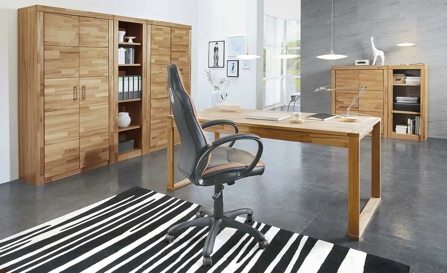 Türenpaar für Aktenregal Oslo Classic | Kernbuche 4 Türenpaar für Aktenregal Oslo Classic | Kernbuche – Bild 2