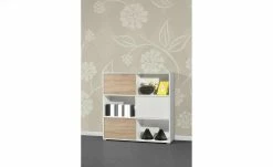 Schiebetürregal GW-Slide | Weiß / Eiche Sonoma (Nachbildung) 17 Schiebetürregal GW-Slide | Weiß / Eiche Sonoma (Nachbildung) -Deutschland Regale Verkaufs-Shop 10357103 11 201811271459