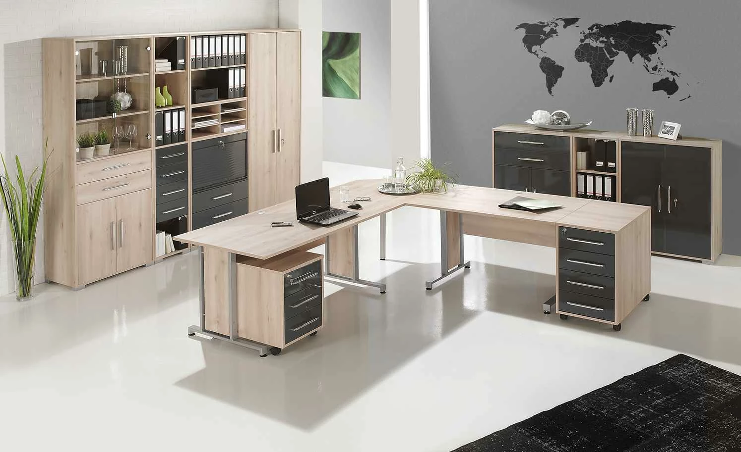 Aktenregal Success | Edelbuche (Nachbildung) 109,7|cm 80|cm 3 Aktenregal Success | Edelbuche (Nachbildung) 109,7|cm 80|cm