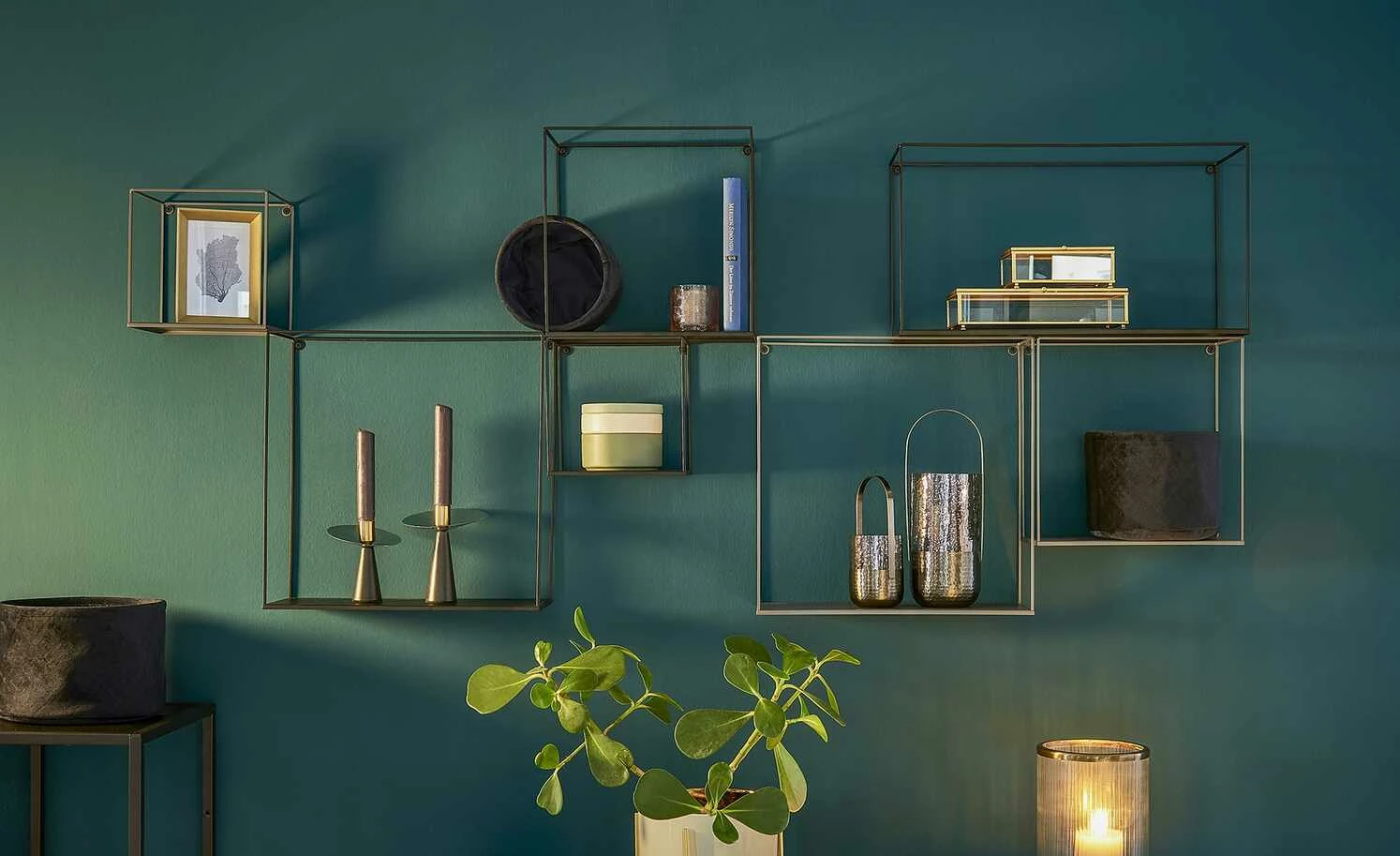 Wandregal, 3er-Set Toppo | Schwarz 5 Wandregal, 3er-Set Toppo | Schwarz – Bild 3