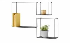 Wandregal, 3er-Set Toppo | Schwarz 13 Wandregal, 3er-Set Toppo | Schwarz -Deutschland Regale Verkaufs-Shop 10562318 4 202103011934