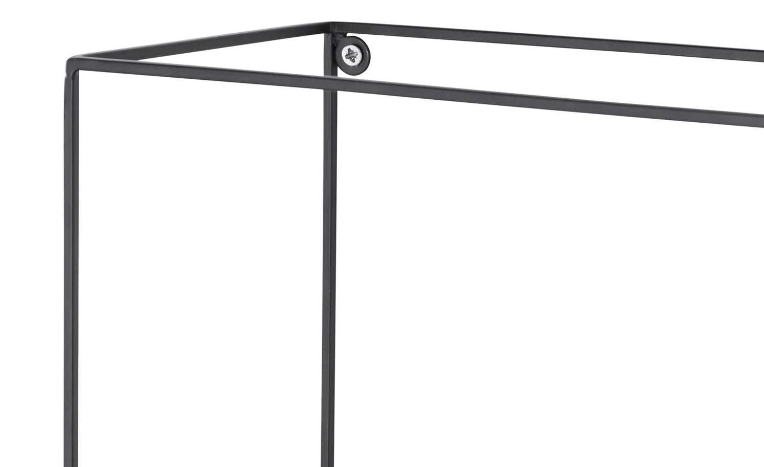 Wandregal, 3er-Set Toppo | Schwarz 8 Wandregal, 3er-Set Toppo | Schwarz – Bild 6