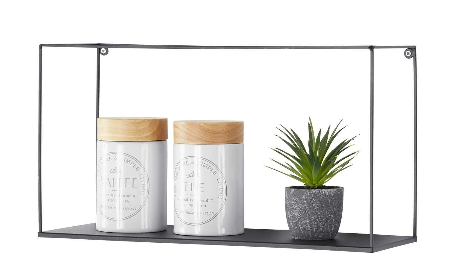 Wandregal Toppo | Schwarz 8 Wandregal Toppo | Schwarz – Bild 6