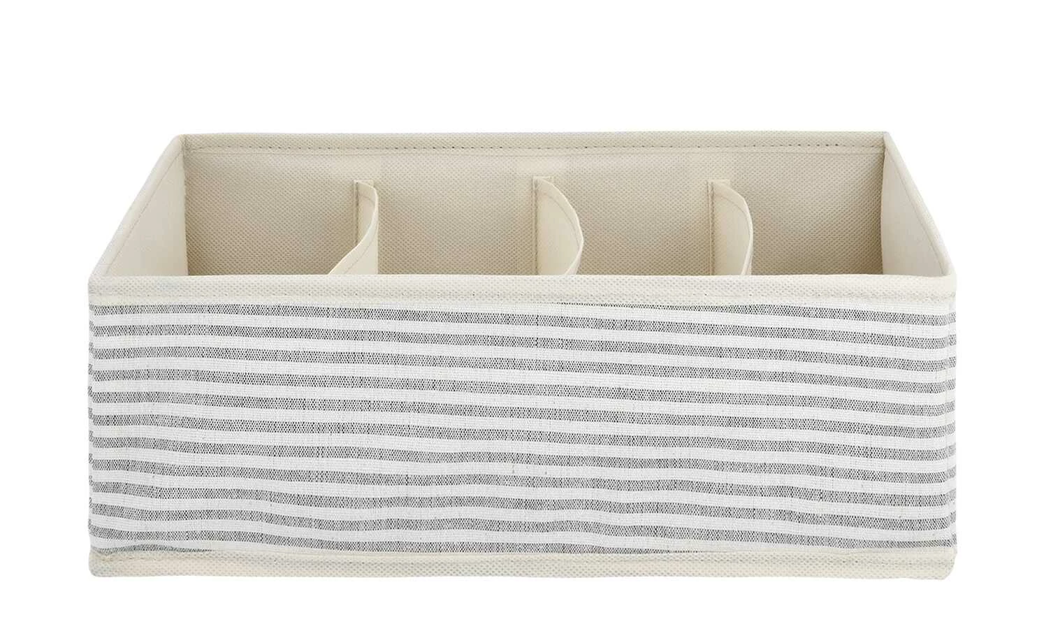 Aufbewahrungsbox mit Fächer | 4 Fächer (je 7,5x14 cm) 6 Aufbewahrungsbox mit Fächer | 4 Fächer (je 7,5x14 cm) – Bild 4