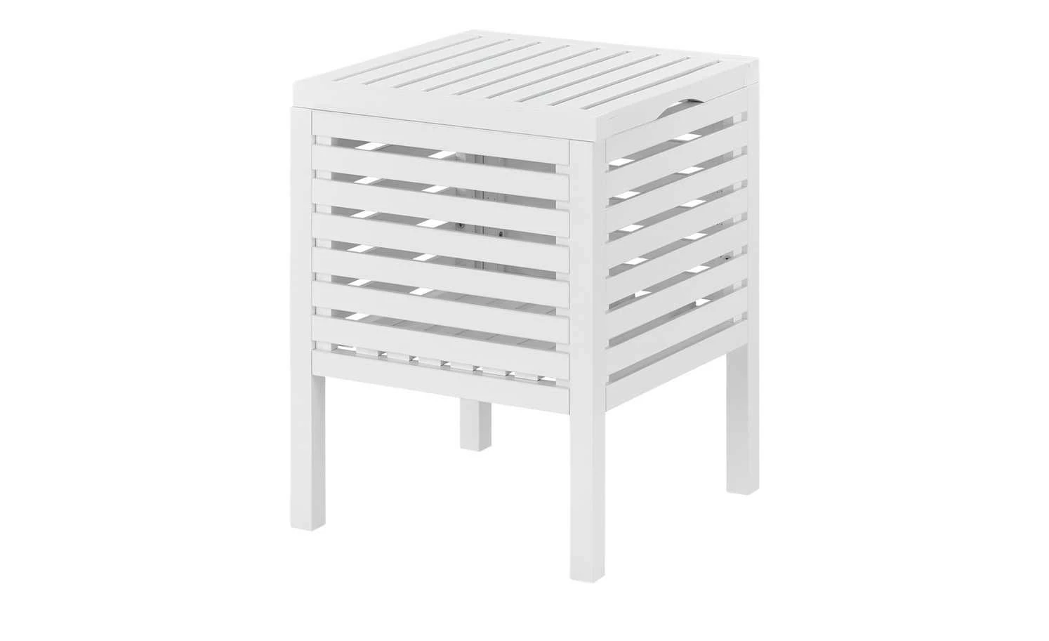 Hocker mit Stauraum Oria | Weiß 3 Hocker mit Stauraum Oria | Weiß