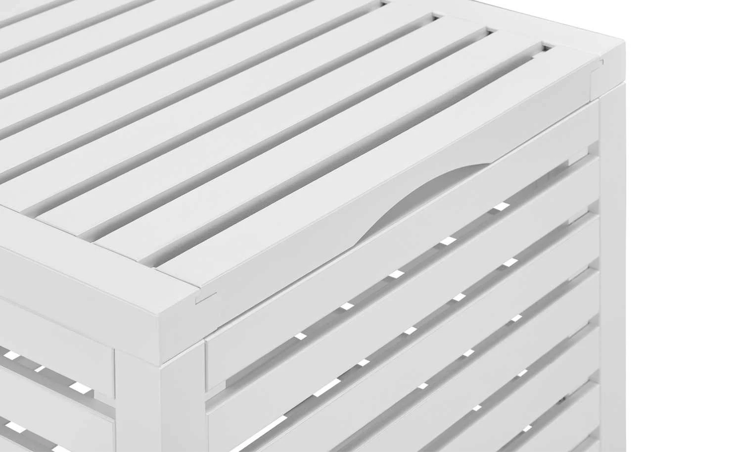 Hocker mit Stauraum Oria | Weiß 6 Hocker mit Stauraum Oria | Weiß – Bild 4