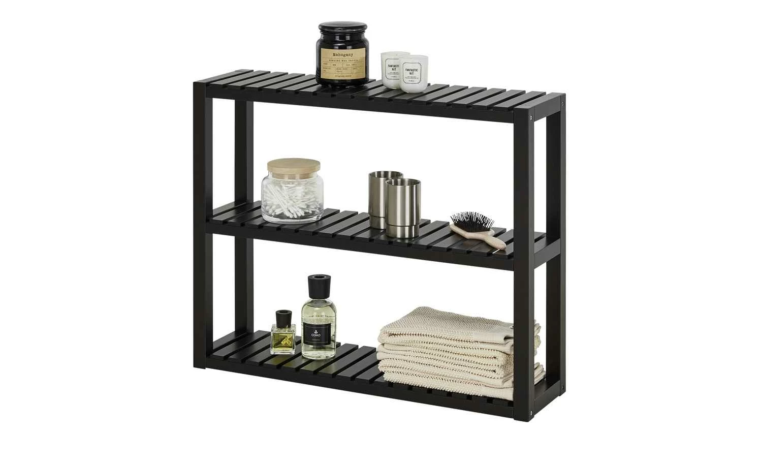 Wandregal Oria | Schwarzbraun 6 Wandregal Oria | Schwarzbraun – Bild 4