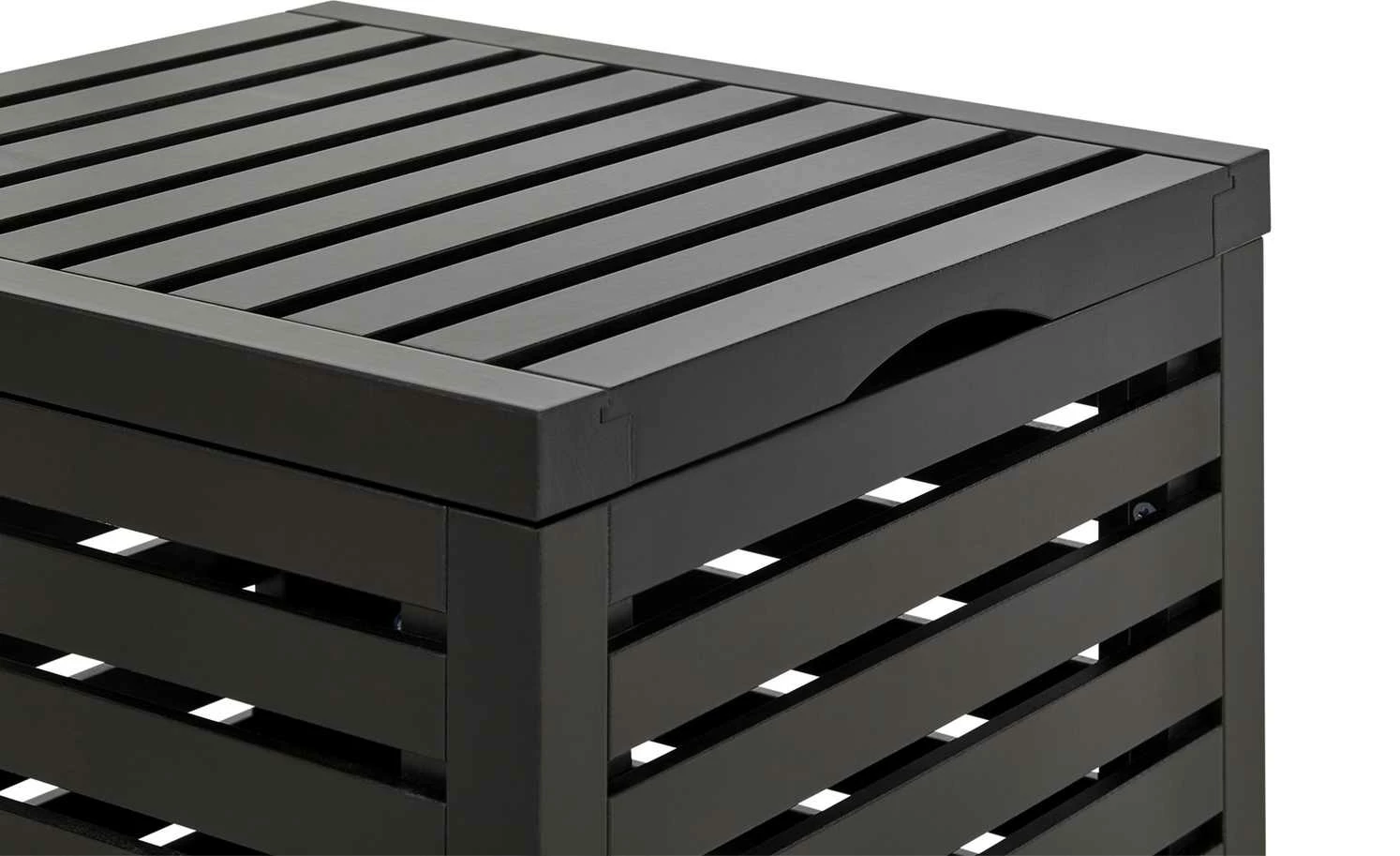 Hocker mit Stauraum Oria | Birke Schwarzbraun 6 Hocker mit Stauraum Oria | Birke Schwarzbraun – Bild 5