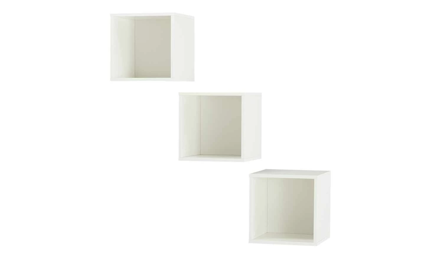 Hängerregale Bötzsee | Weiß 4 Hängerregale Bötzsee | Weiß – Bild 2