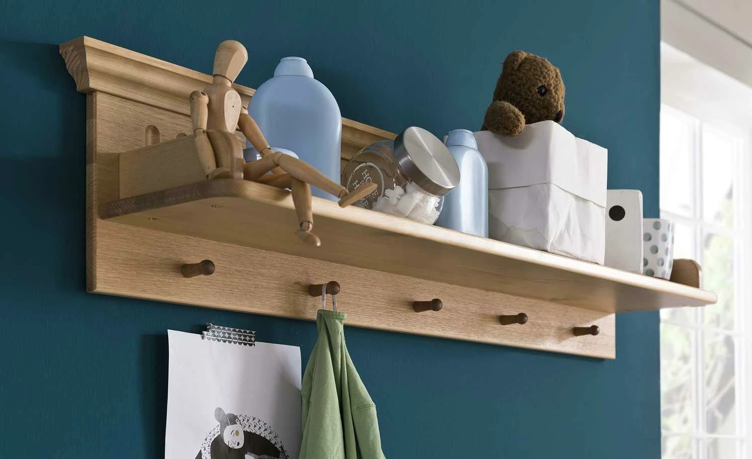 Wandboard Bornholm | Kiefer antikbrushfarben 4 Wandboard Bornholm | Kiefer antikbrushfarben – Bild 2