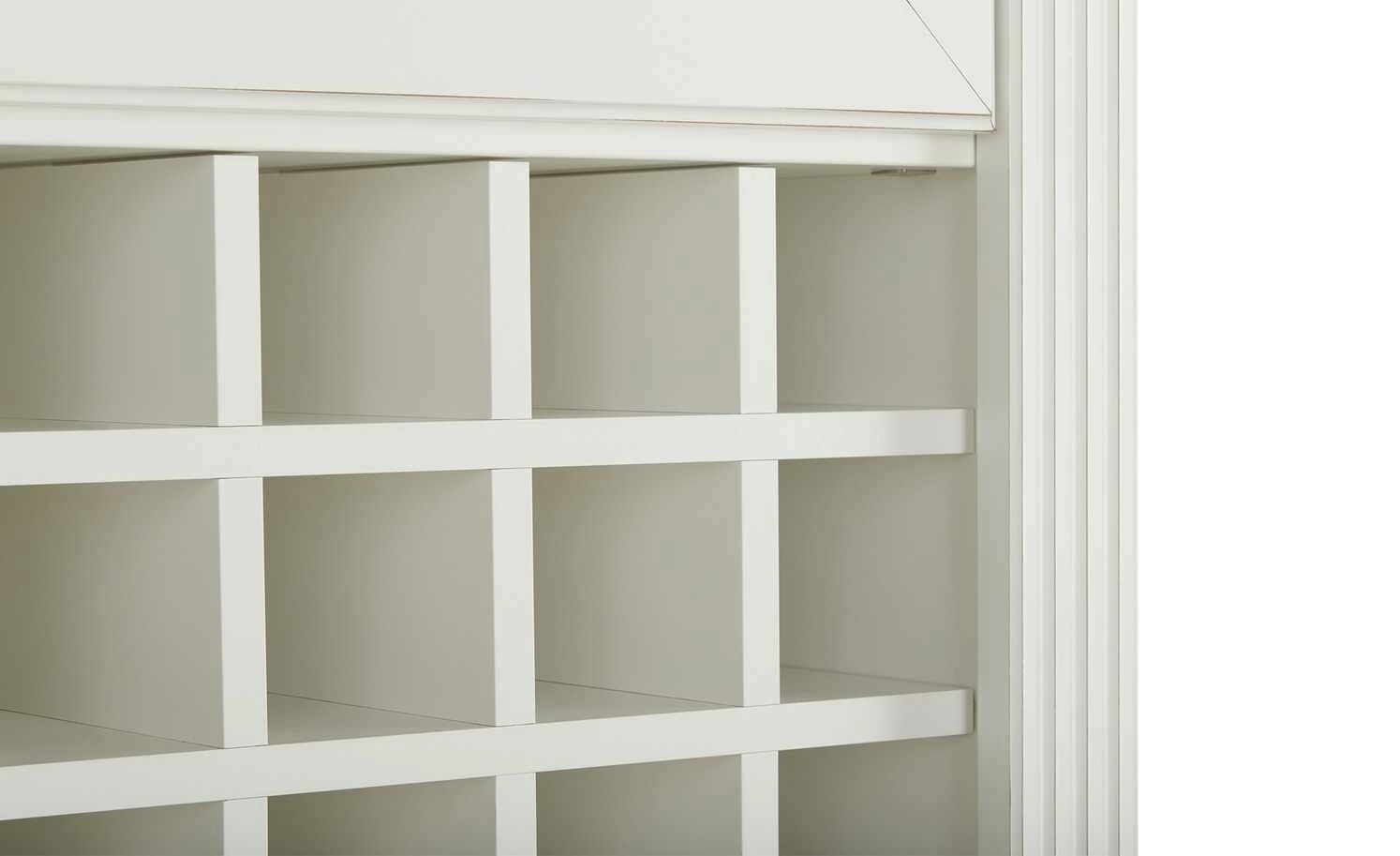 maison bleue Barschrank mit Weinregal Petit Chalet | Vintage Weiß 7 maison bleue Barschrank mit Weinregal Petit Chalet | Vintage Weiß – Bild 5