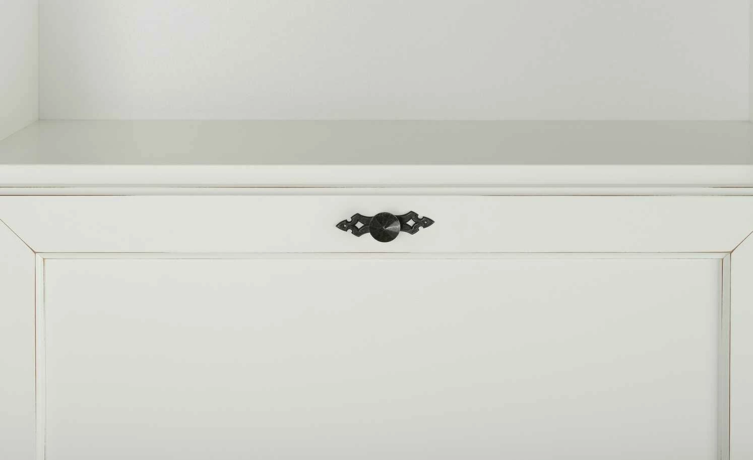 maison bleue Barschrank mit Weinregal Petit Chalet | Vintage Weiß 10 maison bleue Barschrank mit Weinregal Petit Chalet | Vintage Weiß – Bild 8