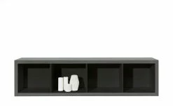 now! by hülsta Hängeelement now! touch | Samteiche Grau Supermatt Schwarz 4|Stück waagerecht -Deutschland Regale Verkaufs-Shop 11229845 2 202203231234