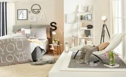 Leiterregal Kiefer massiv weiß Tresa | Weiß 67|cm -Deutschland Regale Verkaufs-Shop 11345146 2 201811271452