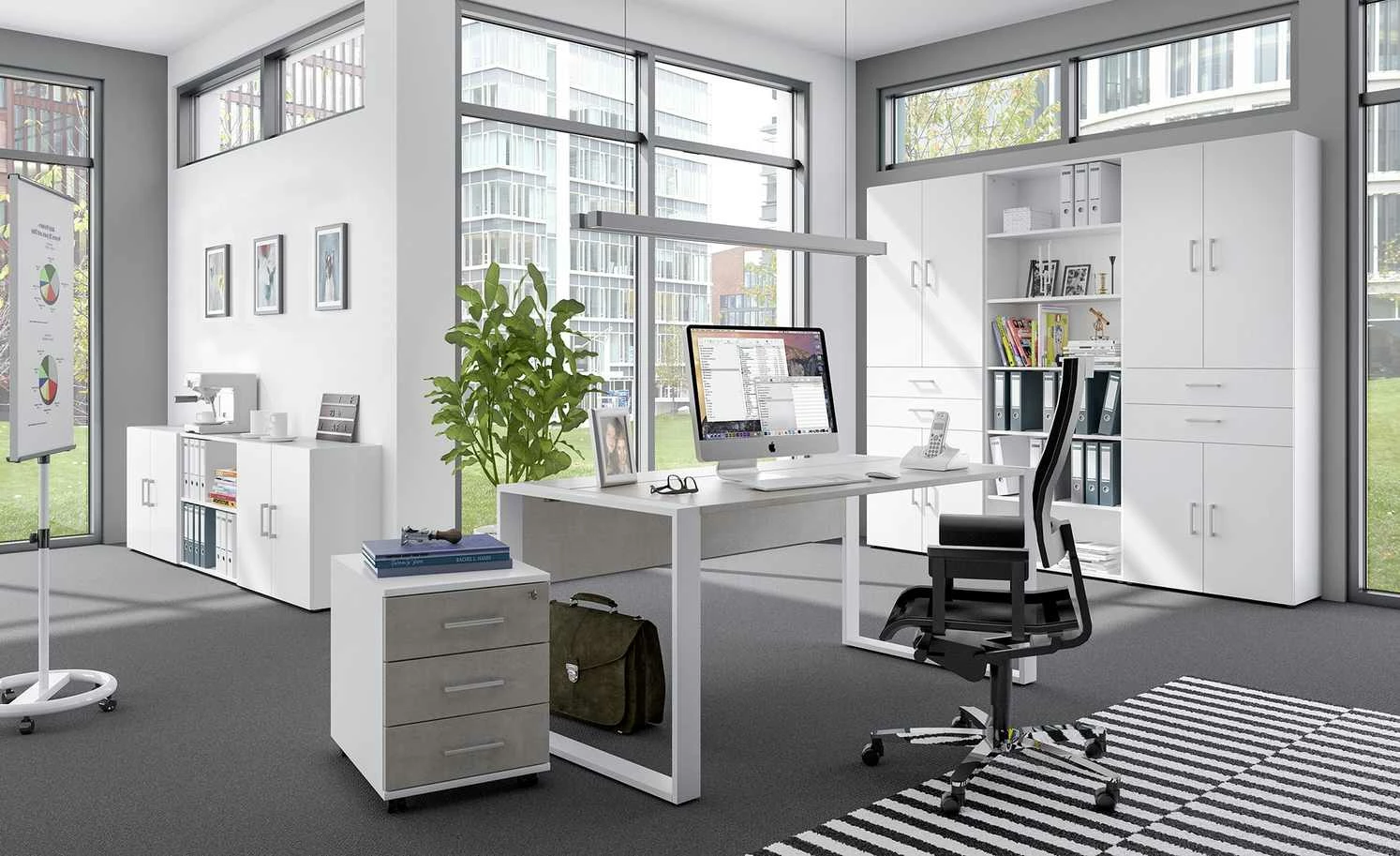 Regal home.office | Weiß 72|cm 3 Regal home.office | Weiß 72|cm