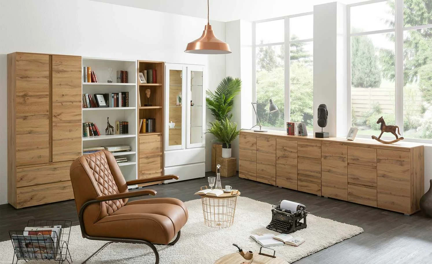 Regal Tarent | Honigeiche (Nachbildung) 5 Regal Tarent | Honigeiche (Nachbildung) – Bild 3