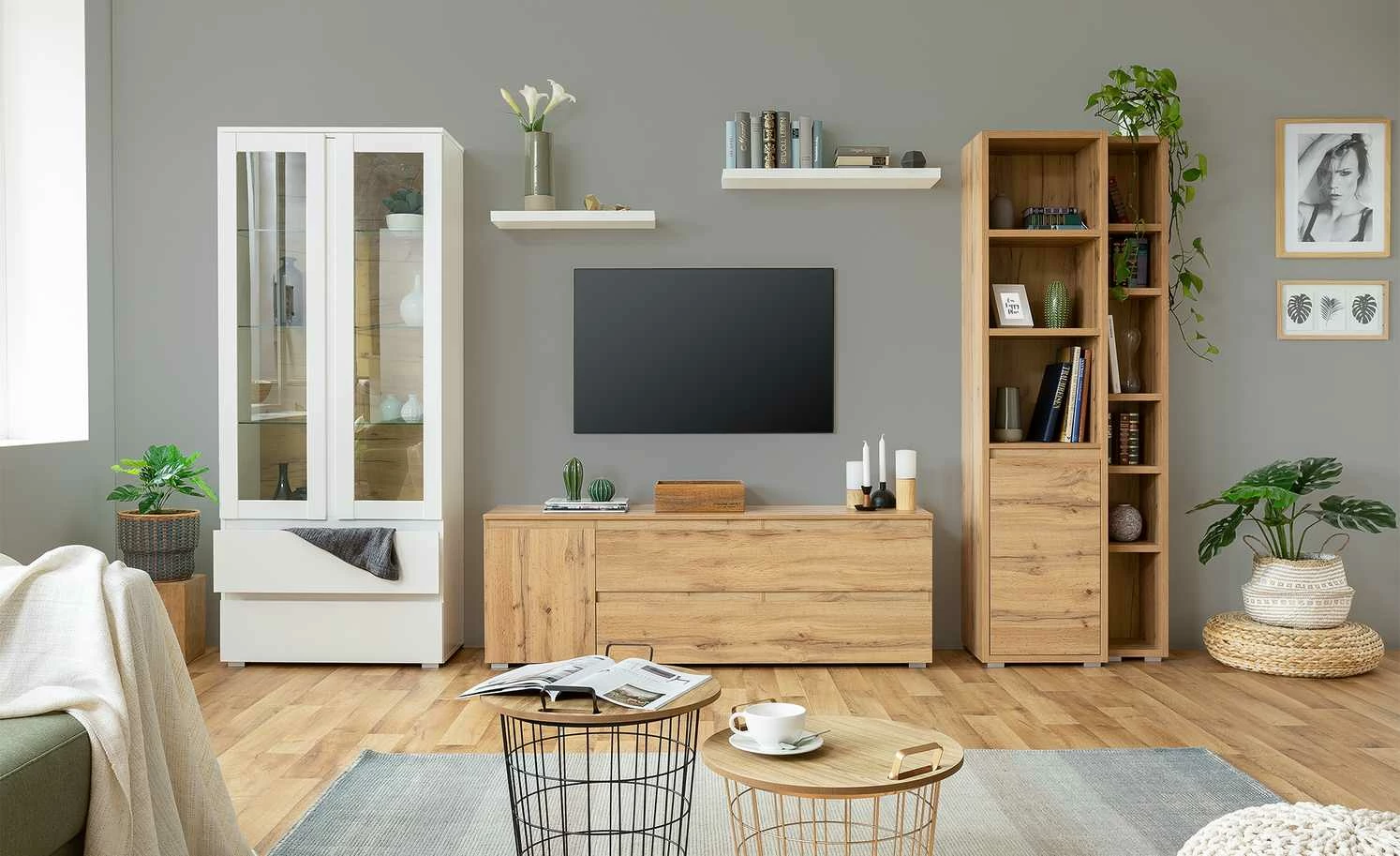 Regal Tarent | Honigeiche (Nachbildung) 4 Regal Tarent | Honigeiche (Nachbildung) – Bild 2