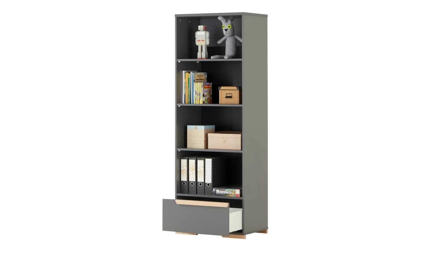 Standregal Soe | Grau / Buche 16 Standregal Soe | Grau / Buche – Bild 14