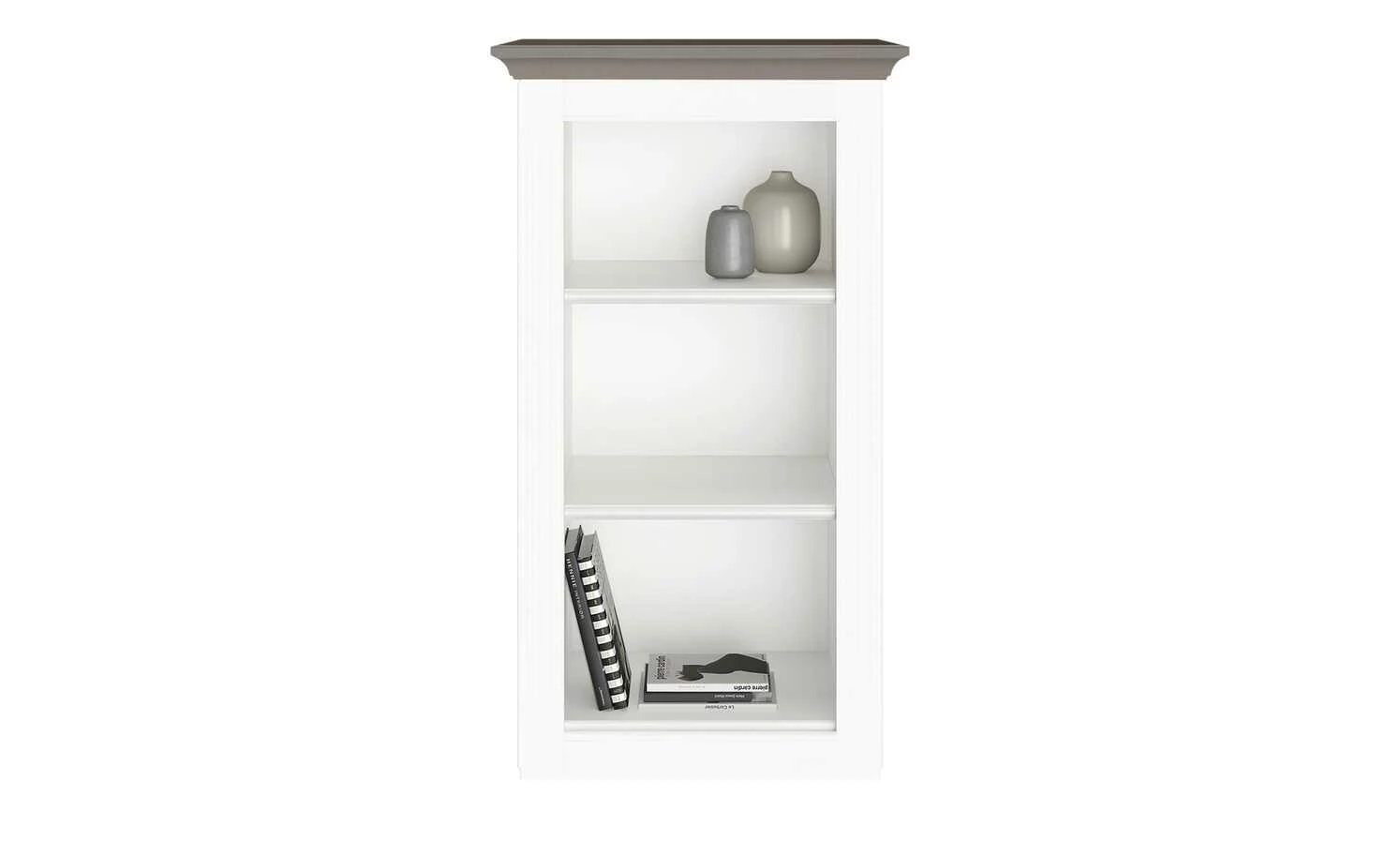 maison bleue Regal Petit Chalet | Weiß / Graphitgrau 5 maison bleue Regal Petit Chalet | Weiß / Graphitgrau – Bild 3