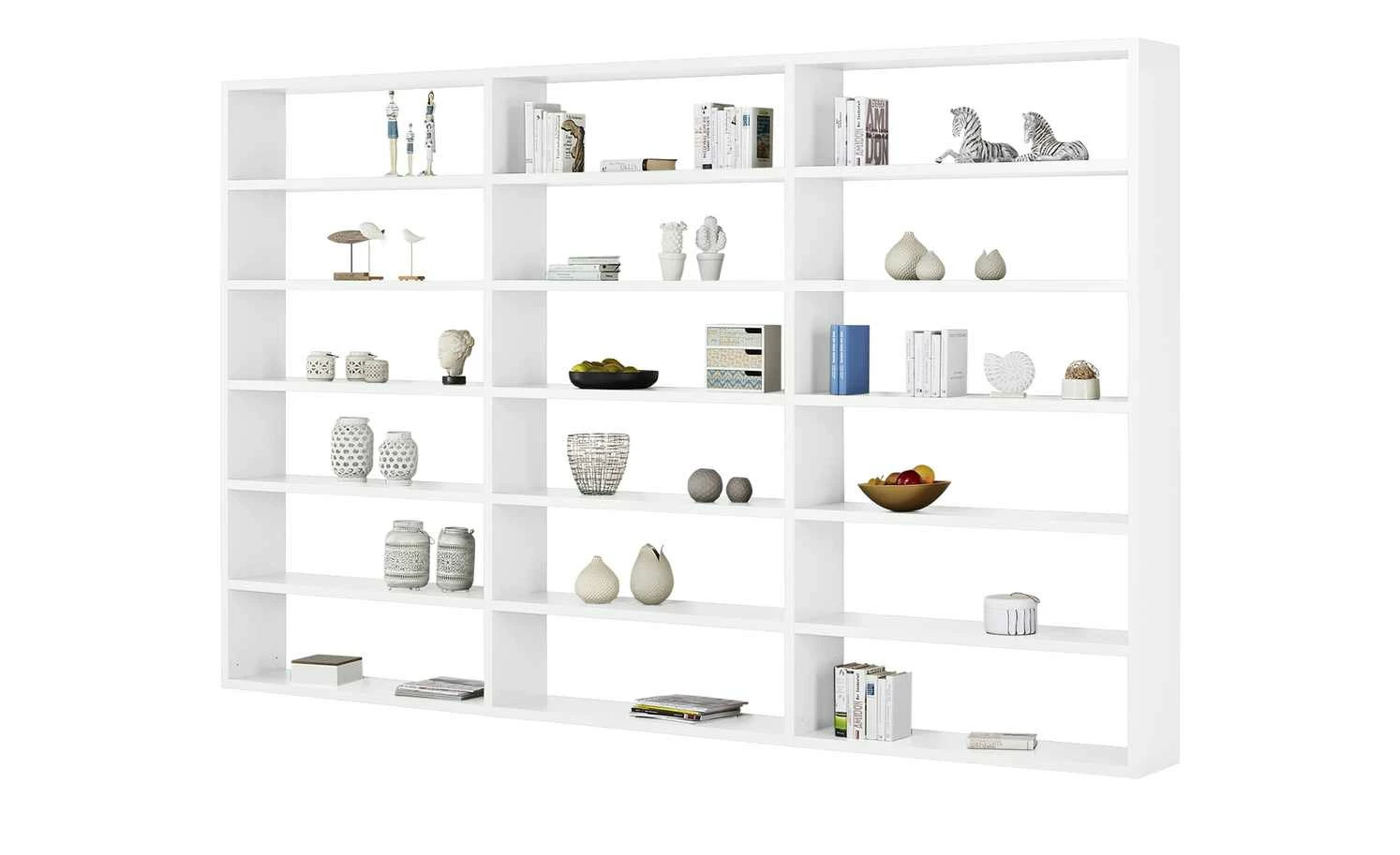 Regal Booker | Reinweiß 5 Regal Booker | Reinweiß – Bild 3