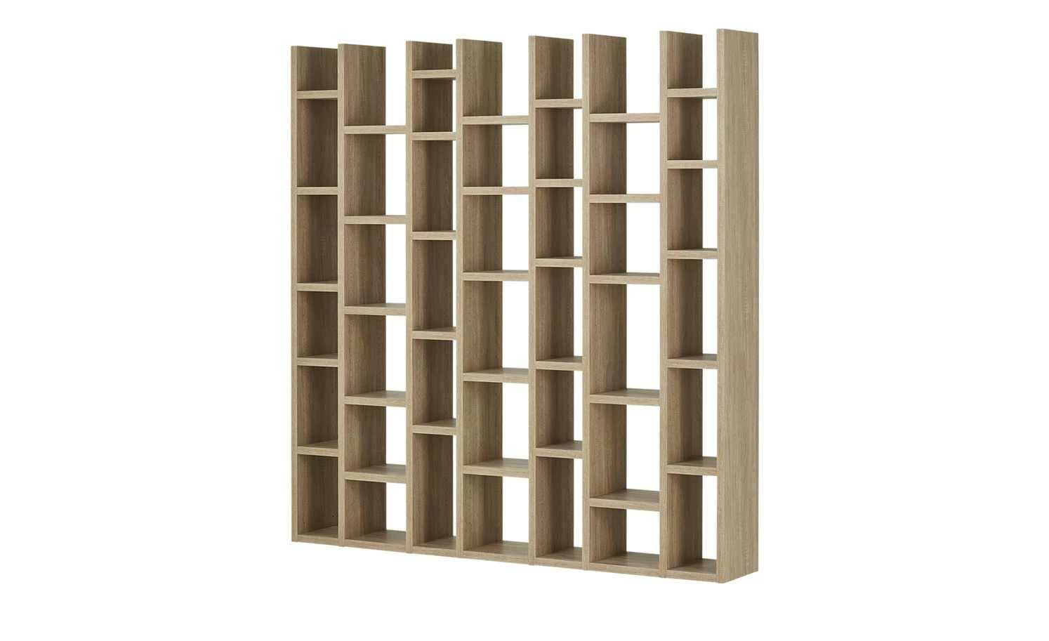 Regal Booker | Eiche sägerau (Nachbildung) 3 Regal Booker | Eiche sägerau (Nachbildung)