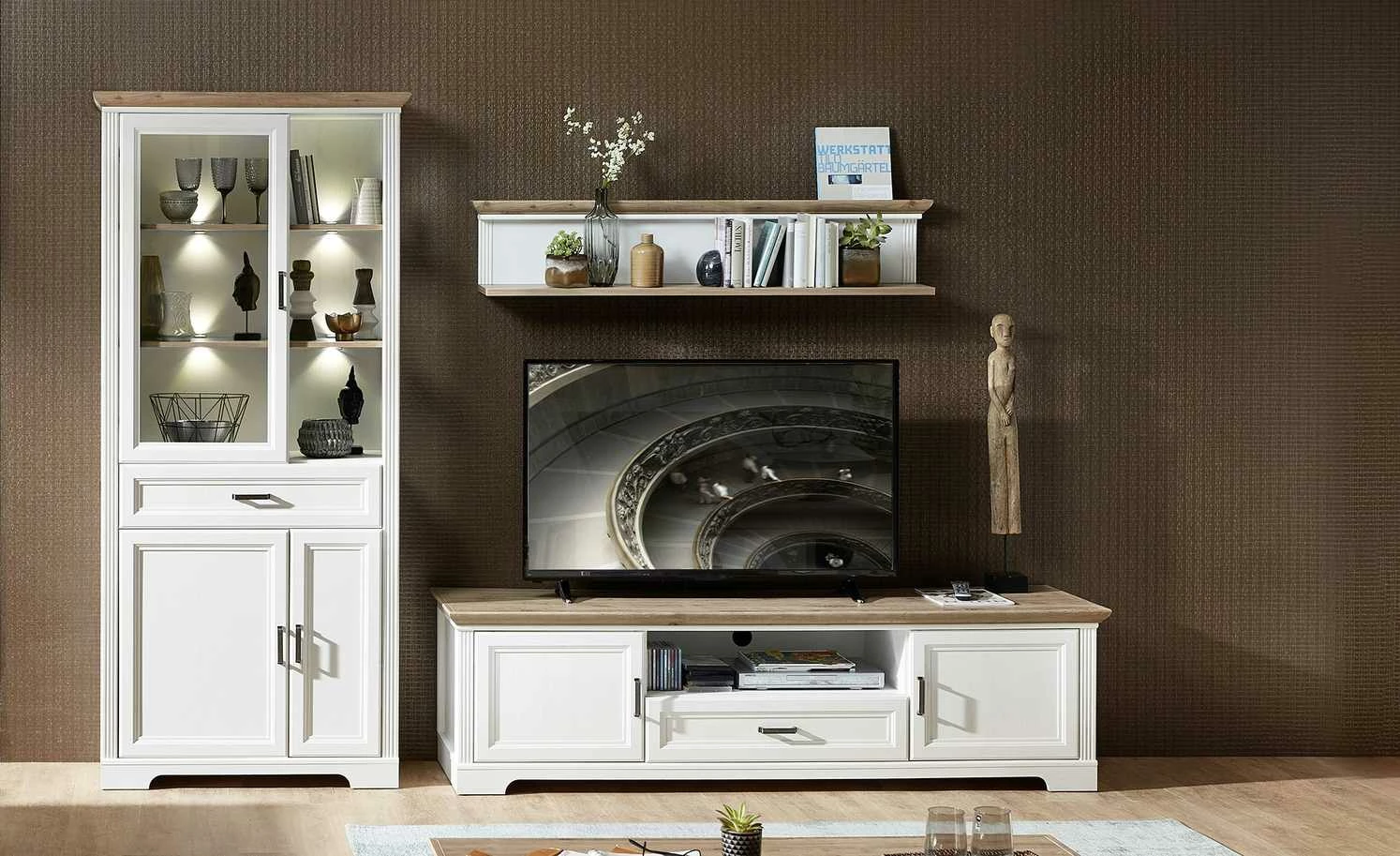 Wandboard Varese | Pinie hell (Nachbildung) / Asteiche (Nachbildung) 7 Wandboard Varese | Pinie hell (Nachbildung) / Asteiche (Nachbildung) – Bild 5