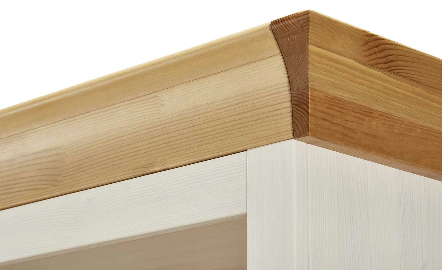 Bücherregal (Grundregal) Bornholm | Kiefer Weiß / Kiefer antikfarben 40,5|cm 5 Bücherregal (Grundregal) Bornholm | Kiefer Weiß / Kiefer antikfarben 40,5|cm – Bild 3