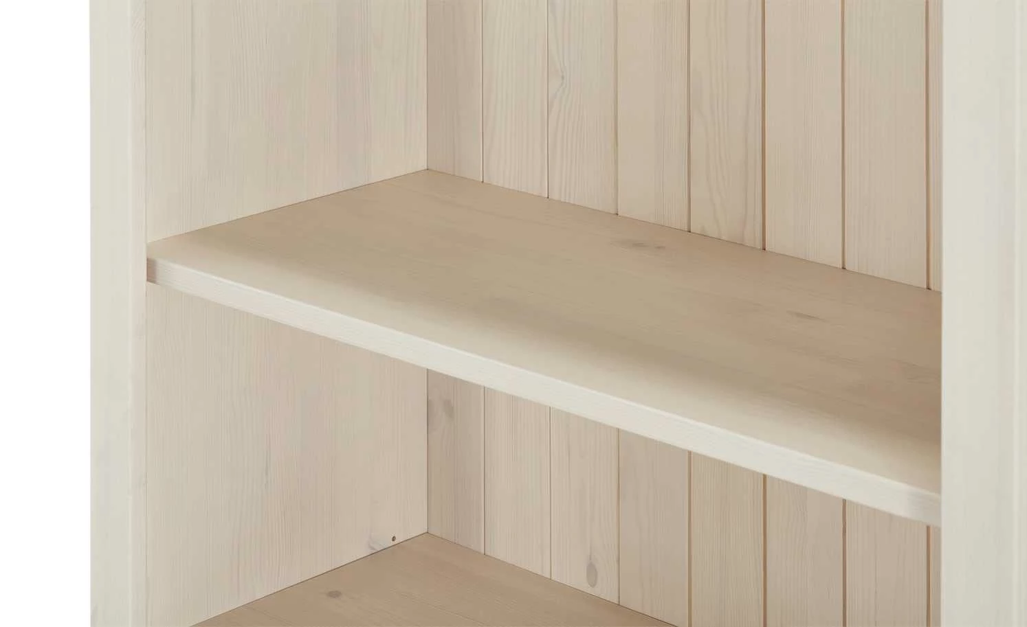 Bücherregal (Grundregal) Bornholm | Kiefer Weiß / Kiefer antikfarben 40,5|cm 7 Bücherregal (Grundregal) Bornholm | Kiefer Weiß / Kiefer antikfarben 40,5|cm – Bild 5