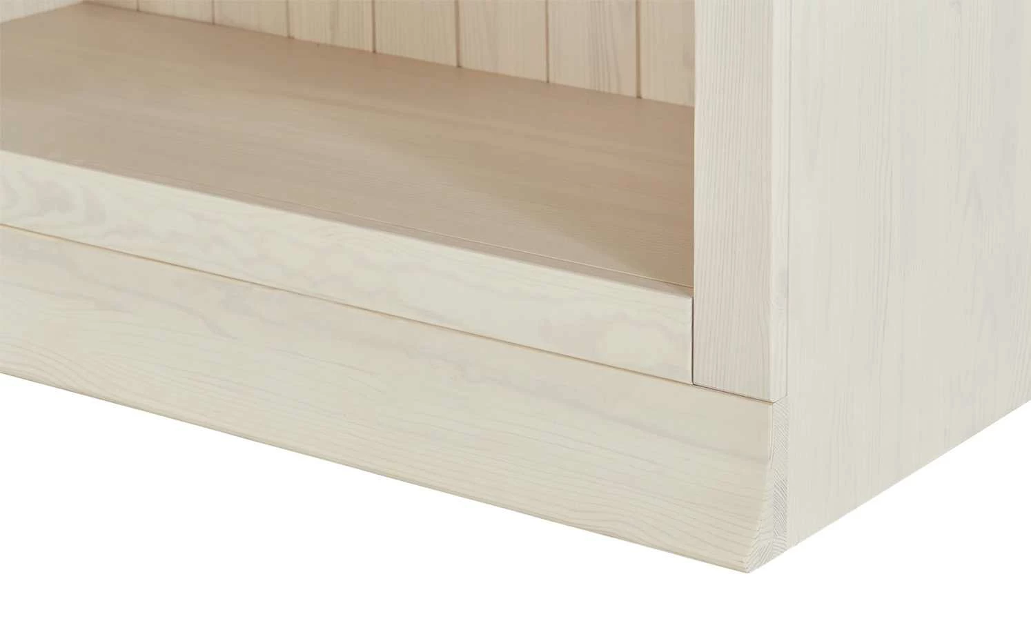 Anstellregal Bornholm | Kiefer Weiß / Kiefer antikfarben 40,5|cm 10 Anstellregal Bornholm | Kiefer Weiß / Kiefer antikfarben 40,5|cm – Bild 8