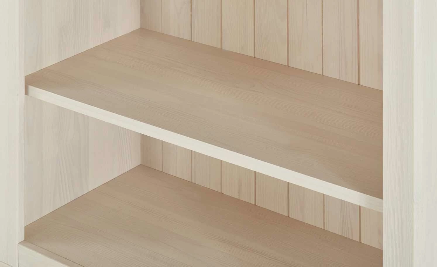 Anstellregal Bornholm | Kiefer Weiß / Kiefer lavafarben 40,5|cm 7 Anstellregal Bornholm | Kiefer Weiß / Kiefer lavafarben 40,5|cm – Bild 5