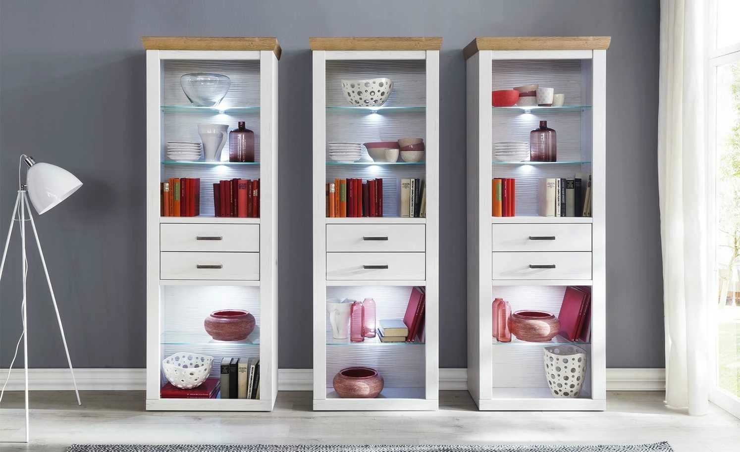 maison bleue Kombi-Regal Xanten 3 maison bleue Kombi-Regal Xanten