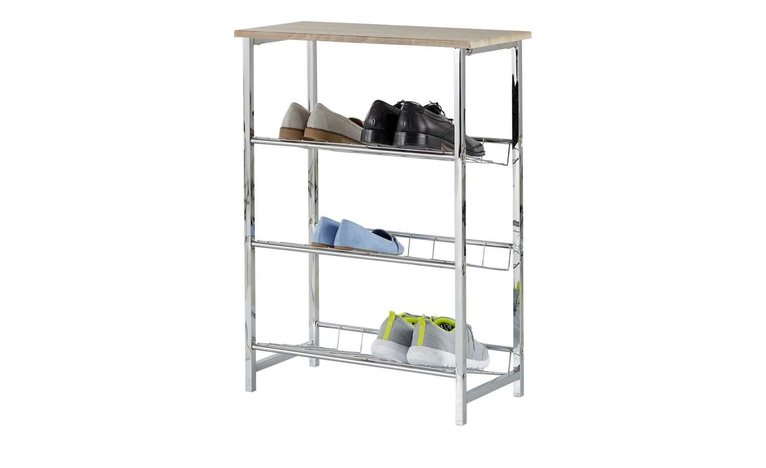 Schuhregal Alanus I | Sonoma Eiche (Nachbildung) 60|cm 5 Schuhregal Alanus I | Sonoma Eiche (Nachbildung) 60|cm – Bild 3