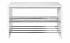 Bank mit Schuhablage Hagenow | Weiß 2|Stück 4