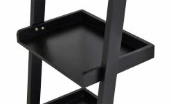 Leiterregal Kiefer massiv Tresa | Schwarz matt 45|cm -Deutschland Regale Verkaufs-Shop 12347988 11 202012011634