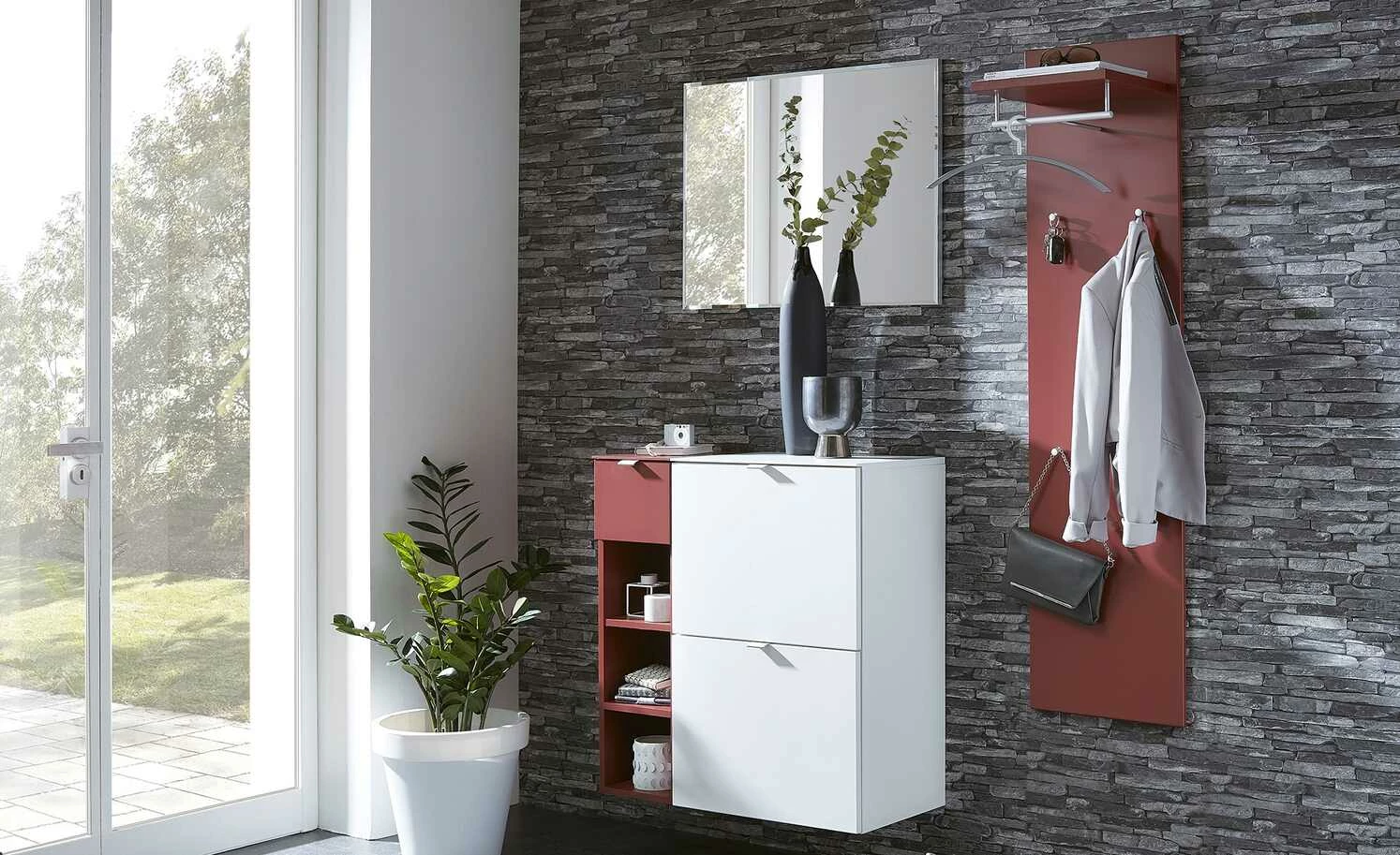 Hängeregal Teotti | Rot 3 Hängeregal Teotti | Rot