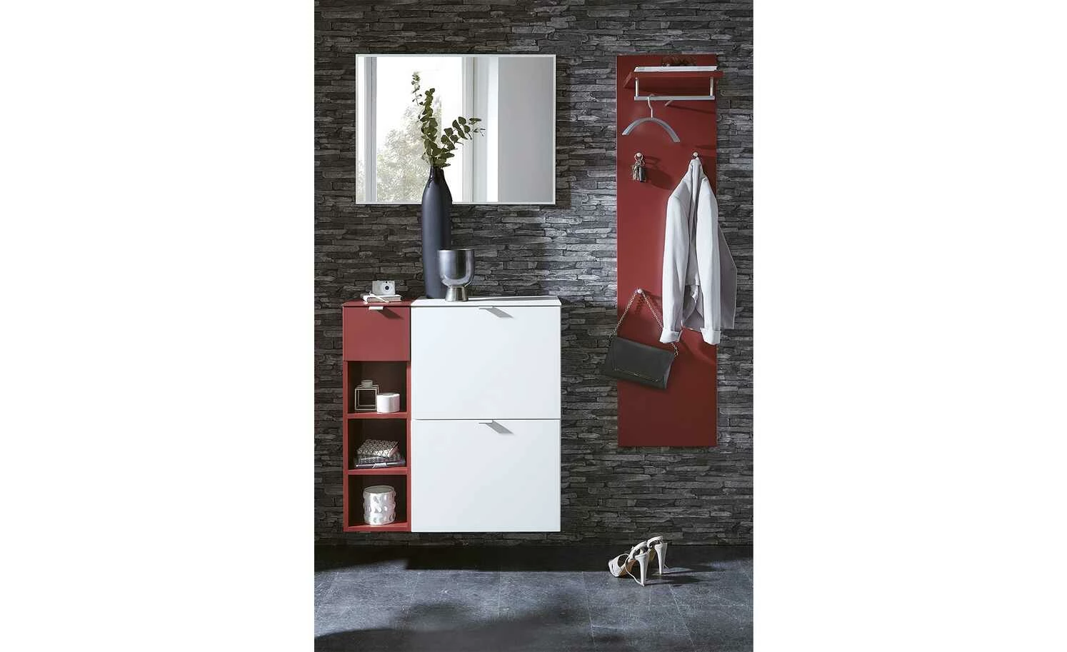 Hängeregal Teotti | Rot 4 Hängeregal Teotti | Rot – Bild 2