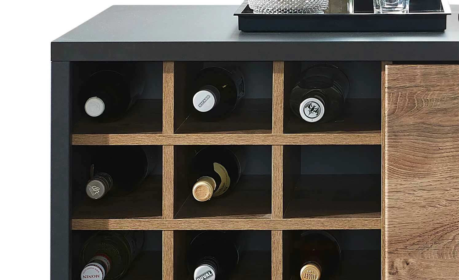 uno Wohninsel mit Weinregal Venda 9 uno Wohninsel mit Weinregal Venda – Bild 7