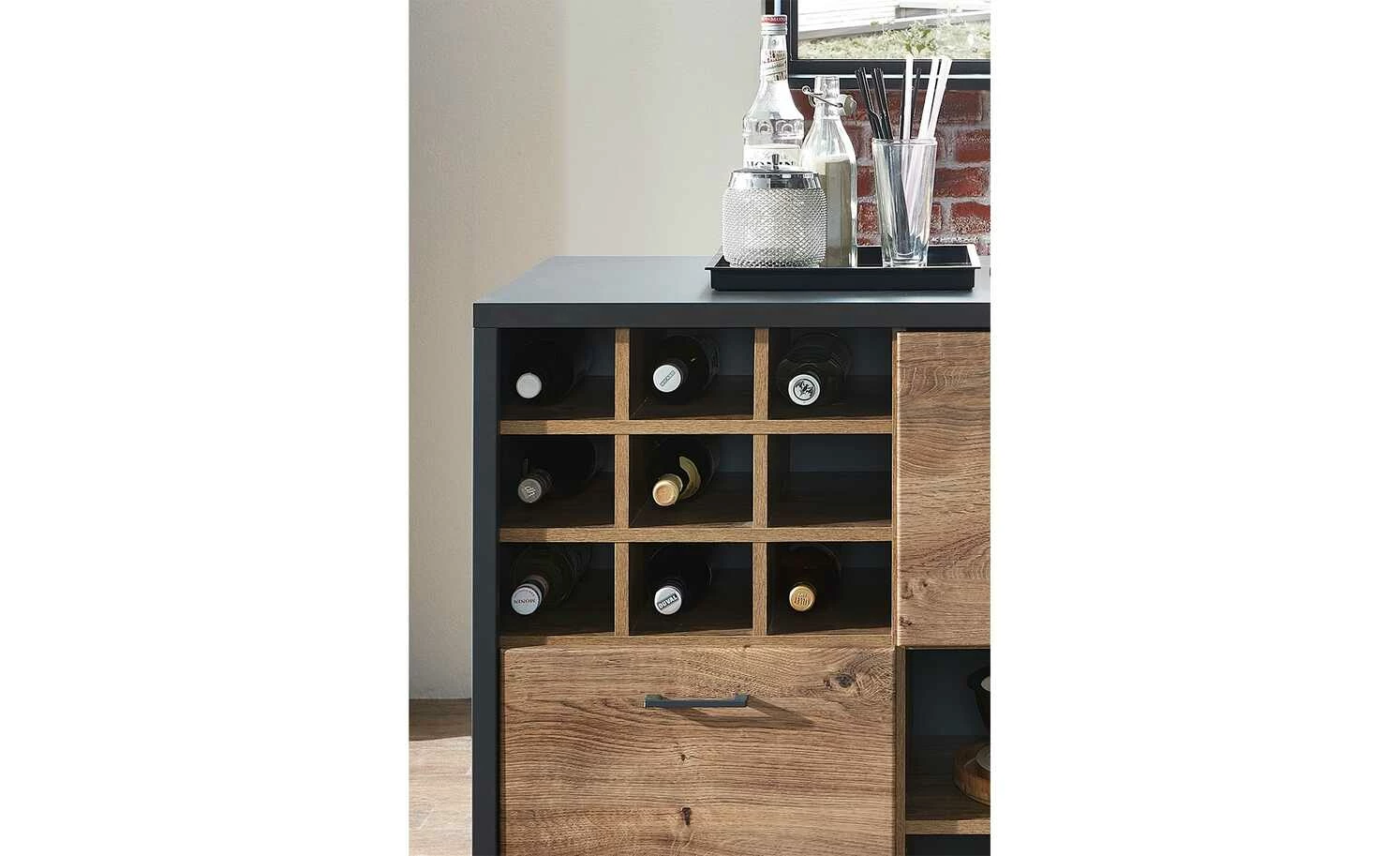 uno Wohninsel mit Weinregal Venda 6 uno Wohninsel mit Weinregal Venda – Bild 4