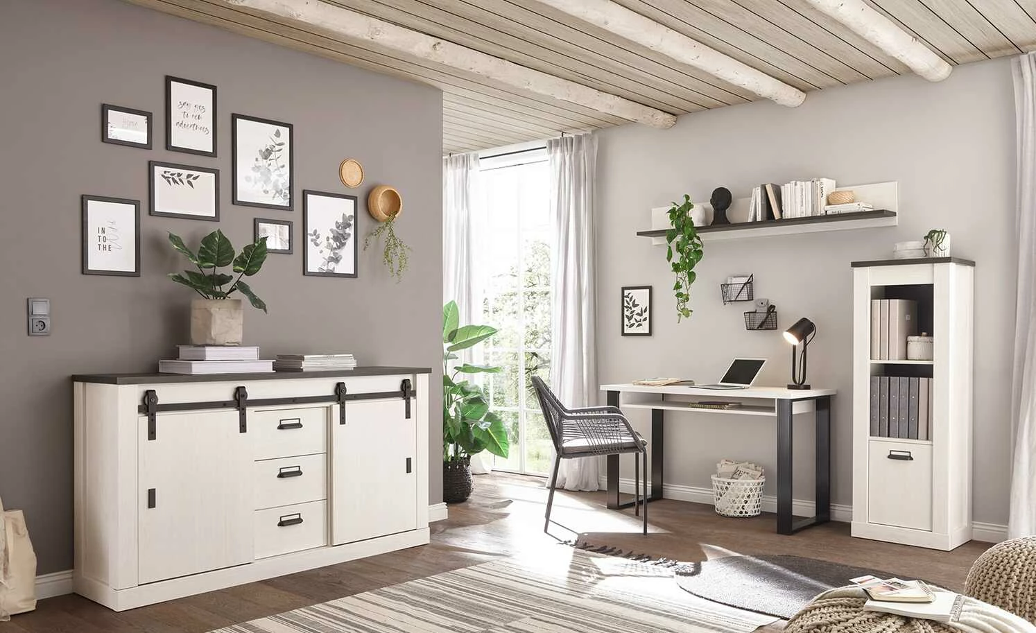 Regal Sintra | Pinie Weiß (Nachbildung) 3 Regal Sintra | Pinie Weiß (Nachbildung)