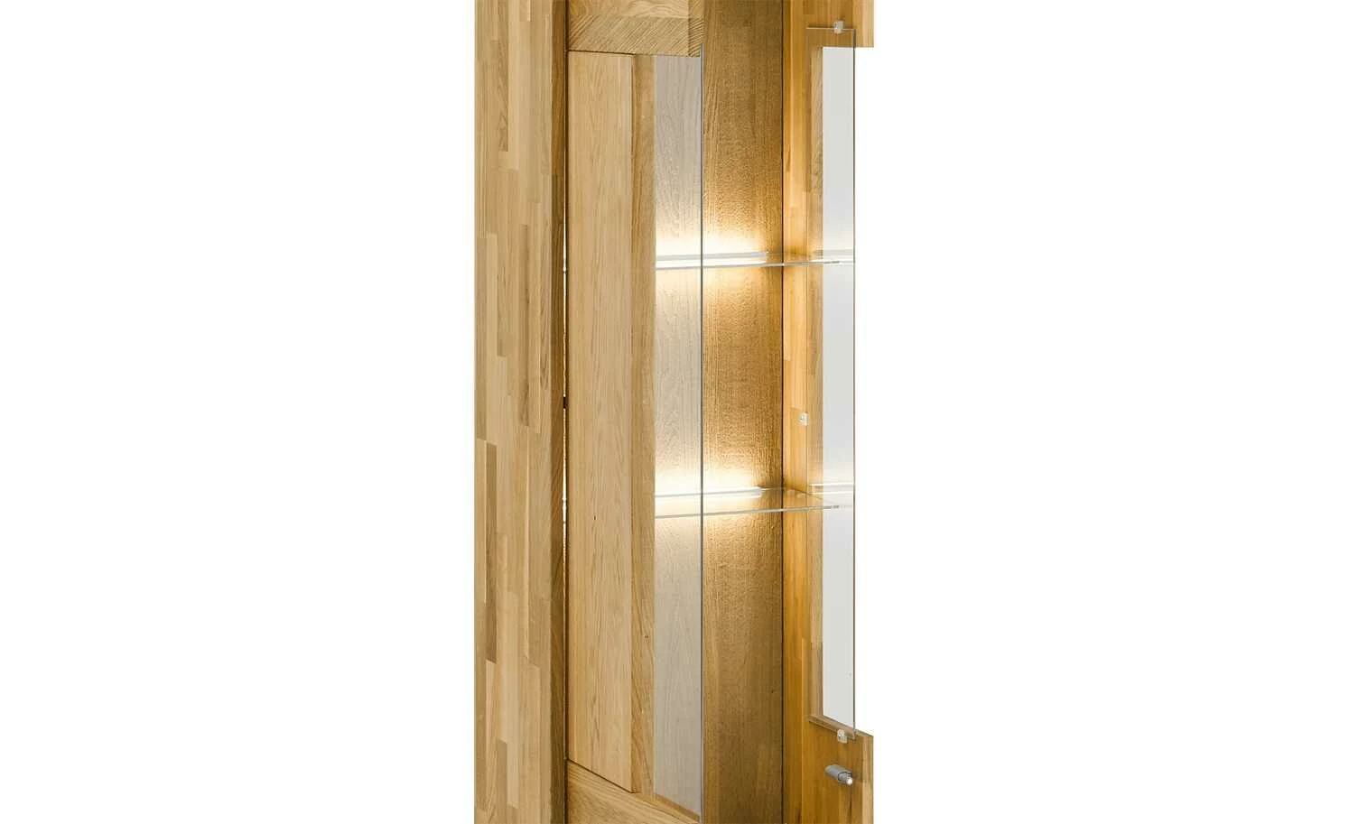 Westerburg Hängevitrine massiv Texas | Wildeiche links 4 Westerburg Hängevitrine massiv Texas | Wildeiche links – Bild 2