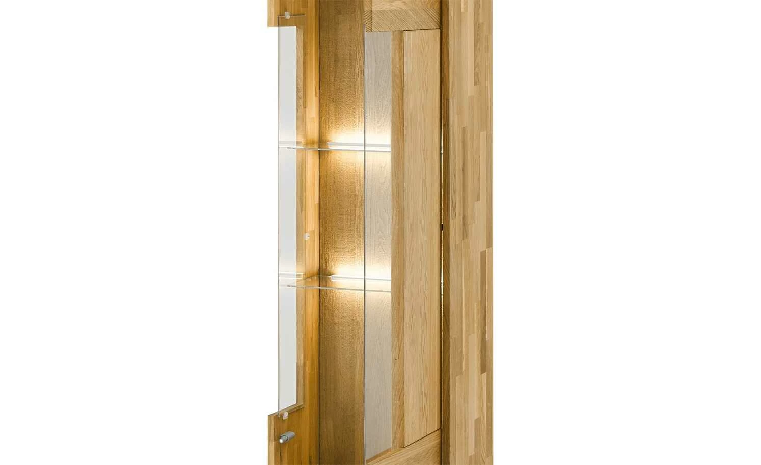 Westerburg Hängevitrine massiv Texas | Wildeiche rechts 5 Westerburg Hängevitrine massiv Texas | Wildeiche rechts – Bild 3