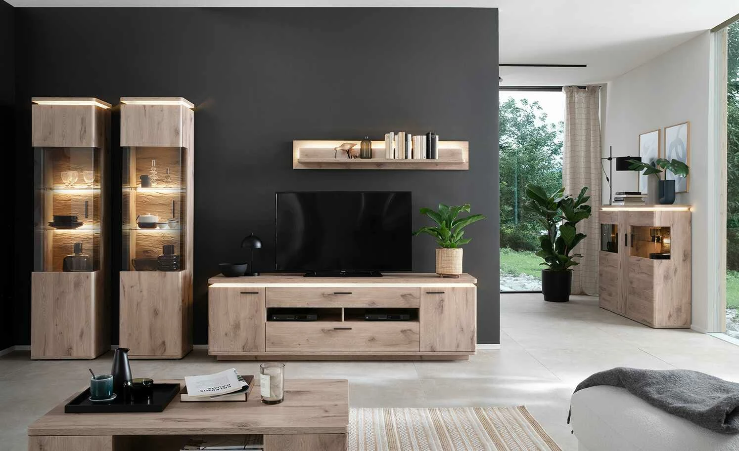 uno Wandboard Kataros | ohne Absetzung in Anthrazit 4 uno Wandboard Kataros | ohne Absetzung in Anthrazit – Bild 2