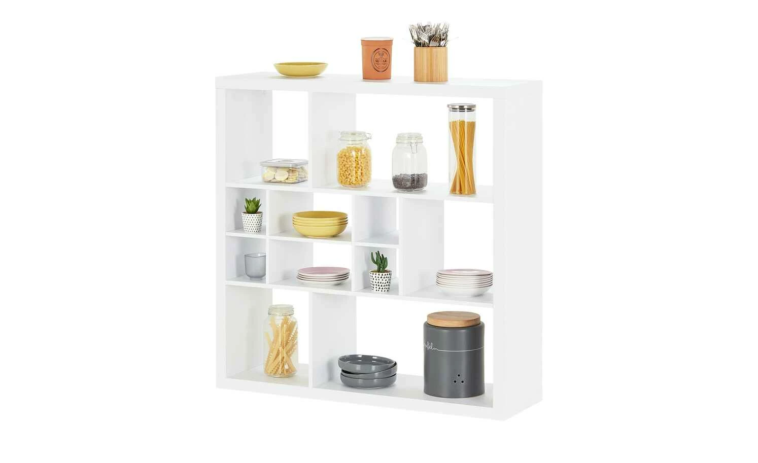 smart Raumteiler mit 6 Fächern Up2U | Weiß 22 smart Raumteiler mit 6 Fächern Up2U | Weiß – Bild 20