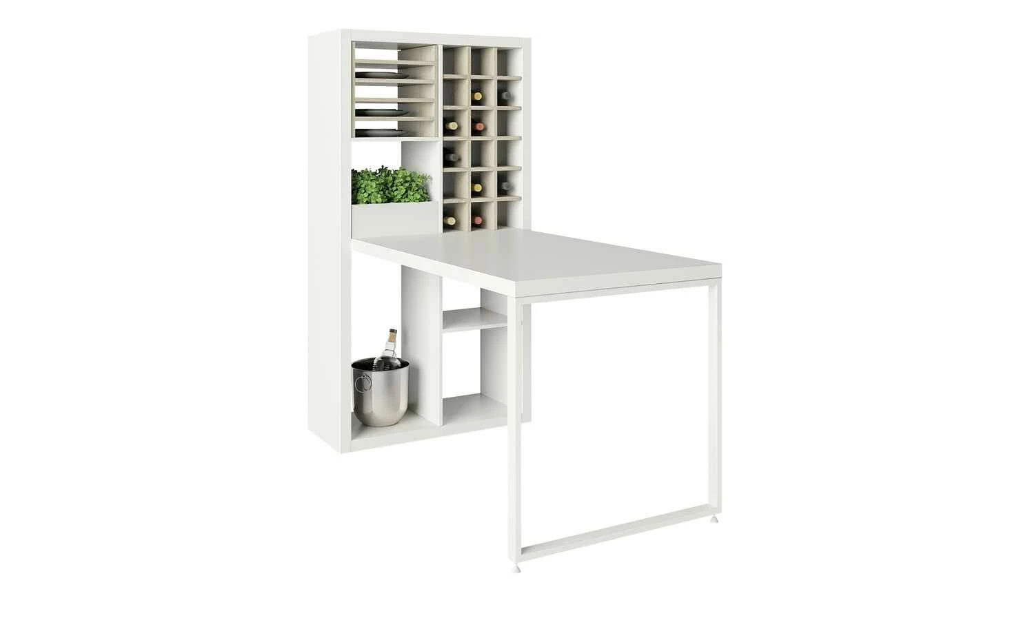 smart Raumteiler mit 6 Fächern Up2U | Weiß 9 smart Raumteiler mit 6 Fächern Up2U | Weiß – Bild 7