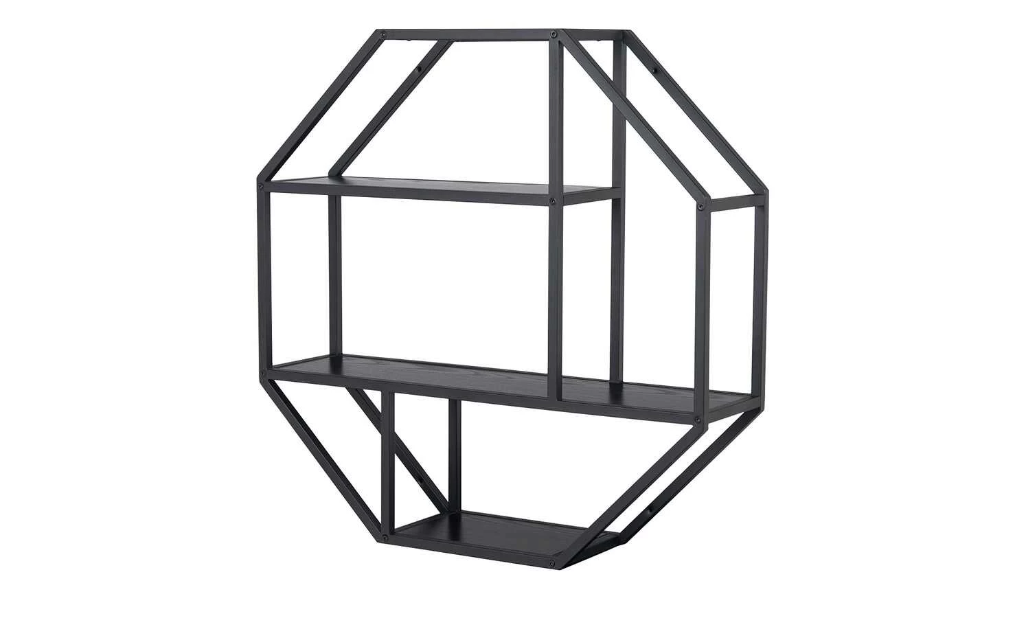 Wandregal Seano | Esche Schwarz (Nachbildung) / Schwarz 3 Wandregal Seano | Esche Schwarz (Nachbildung) / Schwarz