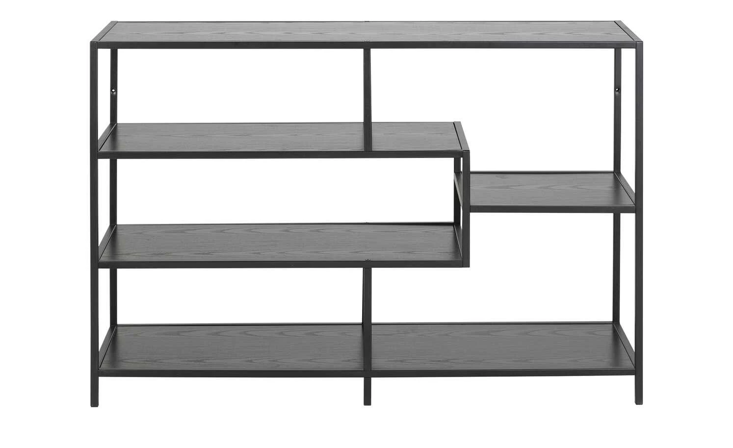 Regal Seano | Esche schwarz (Nachbildung) / Schwarz 5 Regal Seano | Esche schwarz (Nachbildung) / Schwarz – Bild 3