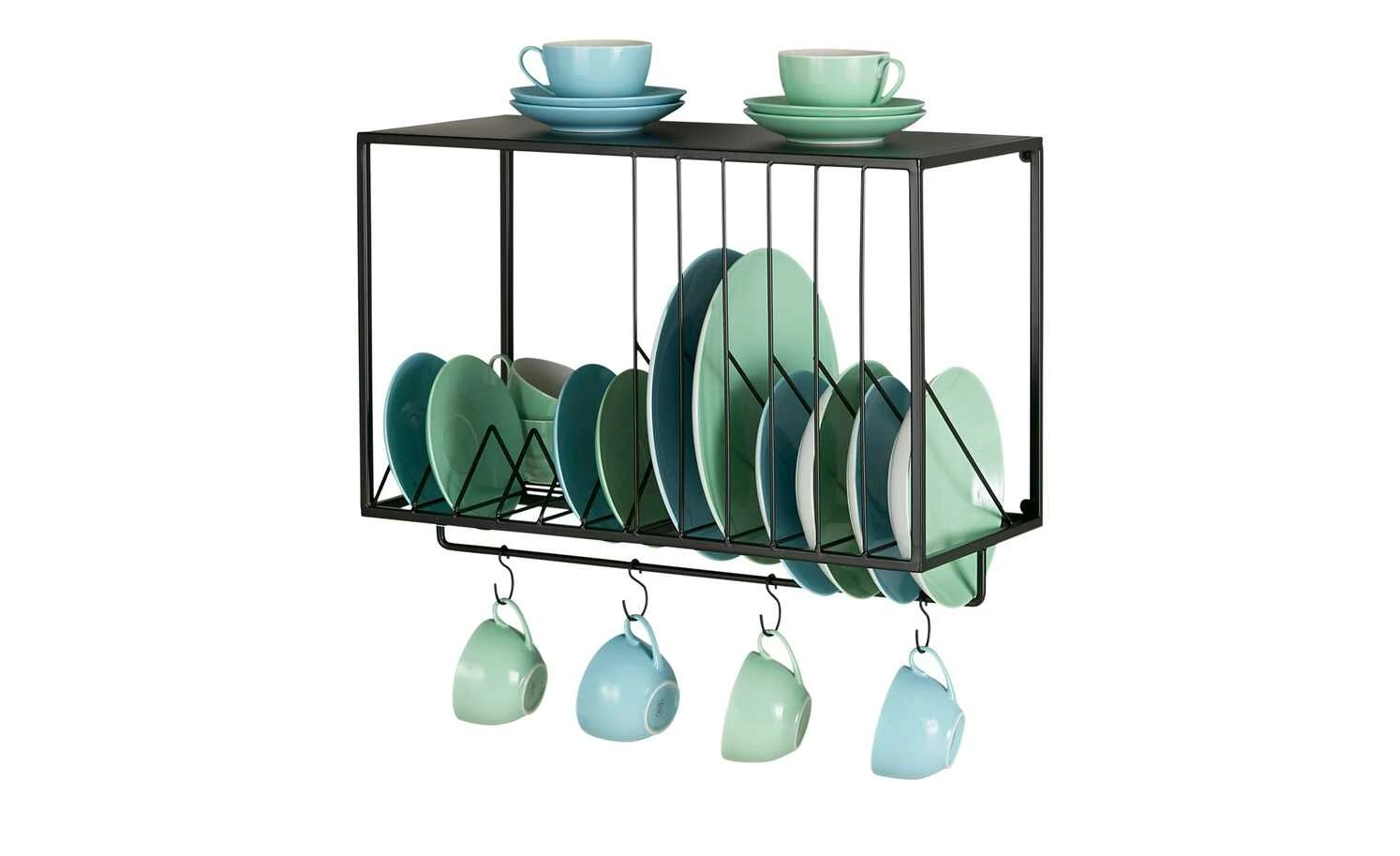 Wandregal für Teller und Tassen 3 Wandregal für Teller und Tassen