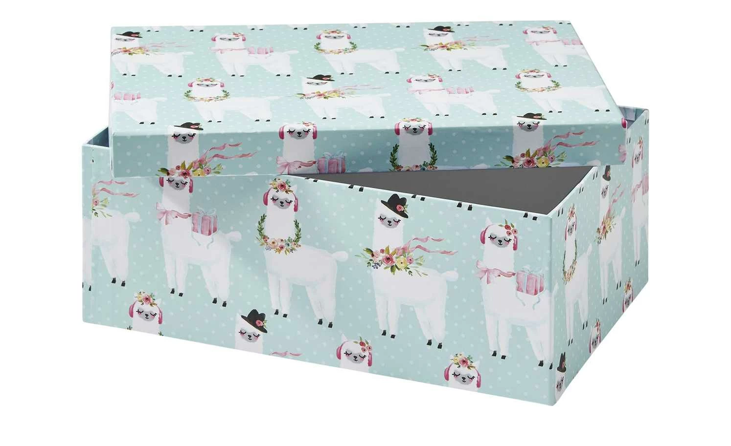 Aufbewahrungsboxen, 3er-Set Alpaka 6 Aufbewahrungsboxen, 3er-Set Alpaka – Bild 4